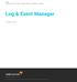 Log & Event Manager QUICK START AND DEPLOYMENT GUIDE. Version 6.3.x. Last Updated: Wednesday, July 19, 2017
