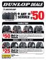 ANY SERVICE. Mail-In Rebate. Mail-In Rebate ELIGIBLE TIRES MARCH 1 MARCH 31, 2017 NEW NEW NEW. Set of Dunlop Tires