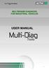 MULTIBRAND DIAGNOSIS FOR INDUSTRIAL VEHICLES USER MANUAL