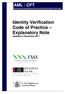 Identity Verification Code of Practice Explanatory Note Updated in December 2017