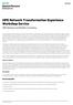 HPE Network Transformation Experience Workshop Service