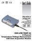 User s Guide OM-USB-TEMP-AI. 8 Channel Temperature/Voltage Measurement USB Data Acquisition Module. Shop online at