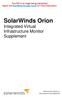 SolarWinds Orion Integrated Virtual Infrastructure Monitor Supplement