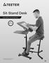 Sit-Stand Desk. Assembly & Use Instructions FULL Y RA N. * Specifications may vary from this image and are subject to change without notice.