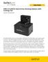 USB 3.0 esata Hard Drive Docking Station with Cooling Fan