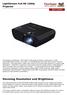LightStream Full HD 1080p Projector PJD7720HD Stunning Resolution and Brightness