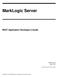 MarkLogic Server. REST Application Developer s Guide. MarkLogic 9 May, Copyright 2017 MarkLogic Corporation. All rights reserved.