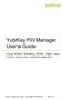 YubiKey PIV Manager User's Guide