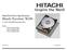 Hard Disk Drive Specification Hitachi Travelstar 7K100