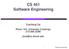 CS 451 Software Engineering