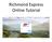 Richmond Express Online Tutorial