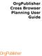 OrgPublisher Cross Browser Planning User Guide