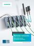 Remote networks. Easy remote access to machines and plants. Industrial Remote Communication. Edition 03/2017. Brochure. siemens.com/remote-networks