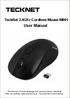 TeckNet 2.4GHz Cordless Mouse M001 User Manual