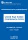VOICE AND AUDIO COMMUNICATIONS