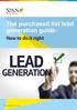 The purchased list lead generation guide-
