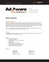 ABOUT LAVASOFT. Contact. Lavasoft Product Sheet: Ad-Aware Free Antivirus+