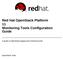 Red Hat OpenStack Platform 11 Monitoring Tools Configuration Guide