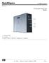 QuickSpecs. HP Z800 Workstation Overview. HP recommends Windows Vista Business