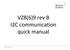VZ8(6)9 rev B I2C communication quick manual. SGX Sensortech