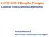 Fall Compiler Principles Context-free Grammars Refresher. Roman Manevich Ben-Gurion University of the Negev