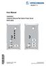 User Manual. Installation Industrial Ethernet Rail Switch Power Smart RSPS 20/25. Installation RSPS 20/25 Release 08 08/2014