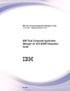 IBM. IBM Tivoli Composite Application Manager for SOA WSRR Integration Guide