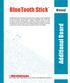 BlueTooth Stick. Additional Board. Manual. MikroElektronika