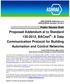 Proposed Addendum al to Standard , BACnet - A Data Communication Protocol for Building Automation and Control Networks