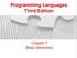 Programming Languages Third Edition. Chapter 7 Basic Semantics