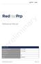 RedHsrPrp. Reference Manual. Product Info. Product Manager. Author(s) Reviewer(s) - Version 0.1. Date Sven Meier.