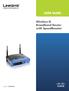 USER GUIDE. Wireless-G Broadband Router with SpeedBooster. Model No: WRT54GS