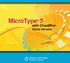 Table of Contents. Demo User Guide MicroType 5 with CheckPro