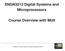 ENGN3213 Digital Systems and Microprocessors Course Overview with MU0