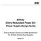 ERP2U (Entry Redundant Power 2U) Power Supply Design Guide. A Server System Infrastructure (SSI) Specification For 2U Rack Chassis Power Supplies