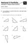 National 5 Portfolio Relationships 1.4 Pythagoras, 2D Shape and Similarity