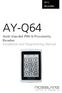 2012 December. AY-Q64 Anti-Vandal PIN & Proximity Reader Installation and Programming Manual