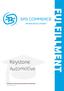 Keystone Automotive. Overview of Keystone Automotive Documents November 2015 FULFILLMENT