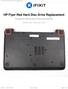 HP Flyer Red Hard Disc Drive Replacement