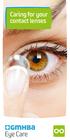 Caring for your contact lenses