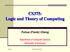CS375: Logic and Theory of Computing