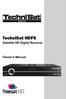 TechniSat HDFS. Satellite HD Digital Receiver. Owner s Manual