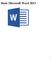 Basic Microsoft Word 2013