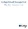 Colligo  Manager 6.2. Offline Mode Administrator s Guide