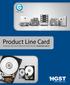 Product Line Card Internal, SSD and External Hard Drives Summer 2013