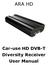 ARA HD. Car-use HD DVB-T Diversity Receiver User Manual