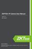 ZKPT531 IP Camera User Manual