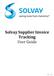 Solvay Supplier Invoice Tracking User Guide