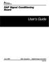 DAP Signal Conditioning Board. User s Guide. Data Acquistion Digital/Analog Converters SLAU105
