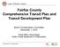 Fairfax County Comprehensive Transit Plan and Transit Development Plan